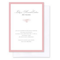 Pink Frame Anniversary Invitation